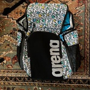Super roomy limited edition skull design arena backpack